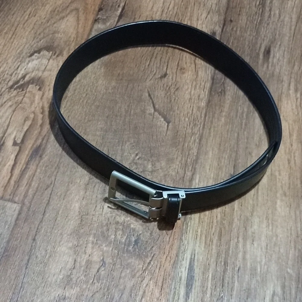Oobe Dark Leather Mens Timeless Belt Genuine Leather Office Wear Casual Wear